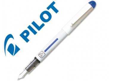 Pluma pilot v pen blanco desechable azul svpn-4wl