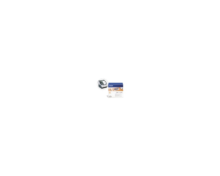 Etiqueta brother dk11240 para impresoras de etiquetas ql-multiproposito- 102x51mm 600 etiquetas-