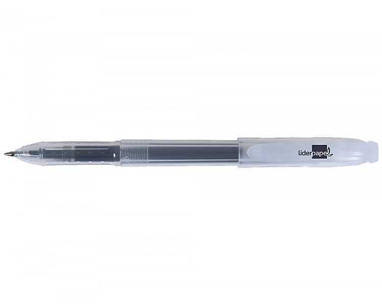 Boligrafo liderpapel super gel punta 0.5 mm negro