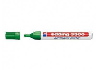 Rotulador edding marcador 3300 n.4 verde punta biselada recargable