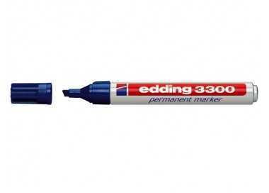 Rotulador edding marcador 3300 n.3 azul punta biselada recargable