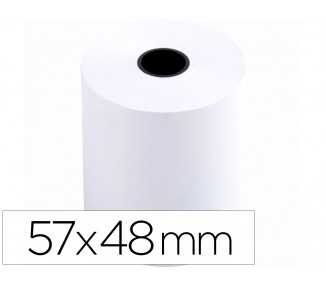 Rollo sumadora q-connect termico 57 mm ancho x 48 mm diametro sin bisfenol a