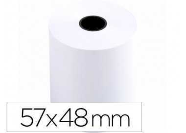Rollo sumadora q-connect termico 57 mm ancho x 48 mm diametro sin bisfenol a