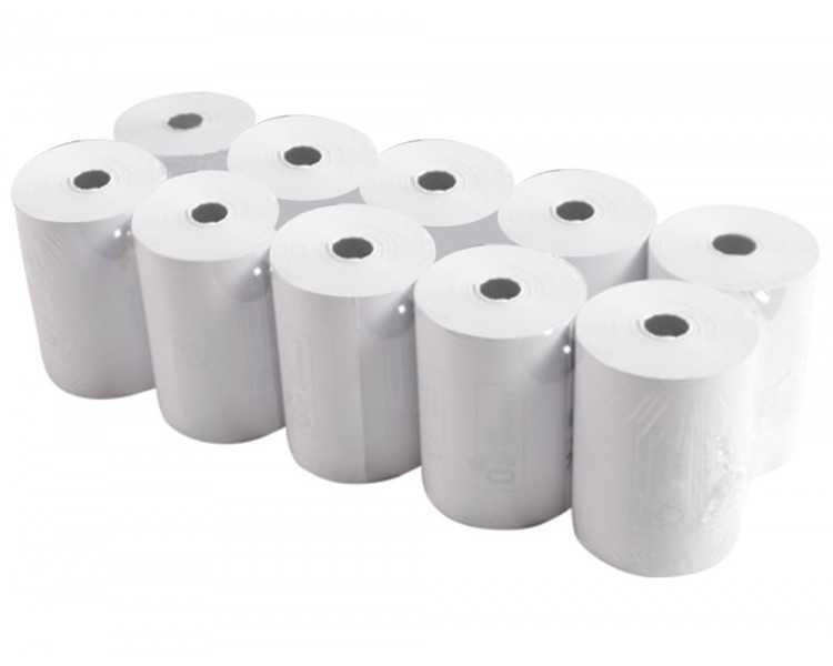 Rollo sumadora q-connect termico 57 mm ancho x 48 mm diametro sin bisfenol a