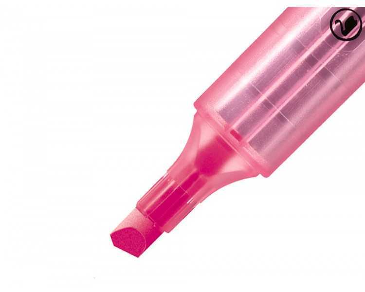 Rotulador stabilo marcador fluorescente swing cool rosa