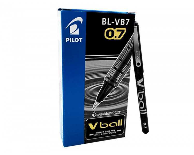 Rotulador pilot roller v-ball negro 0.7 mm