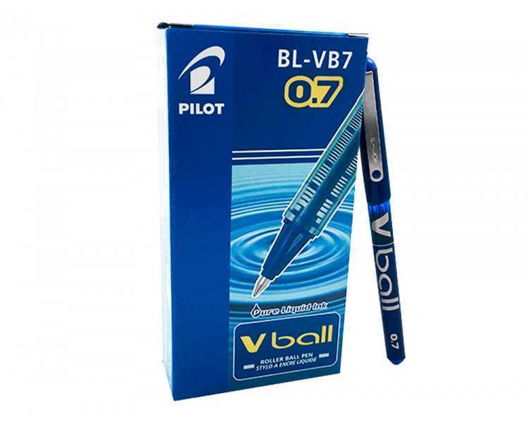 Rotulador pilot roller v-ball azul 0.7 mm
