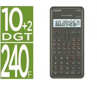 Calculadora casio fx-82msii cientifica 240 funciones pantalla de dos lineas