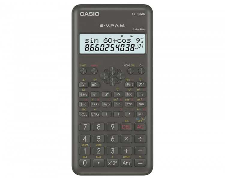 Calculadora casio fx-82msii cientifica 240 funciones pantalla de dos lineas