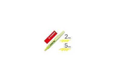 Rotulador stabilo marcador fluorescente swing cool amarillo