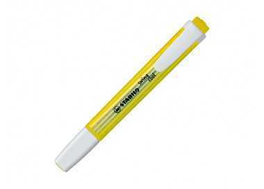Rotulador stabilo marcador fluorescente swing cool amarillo