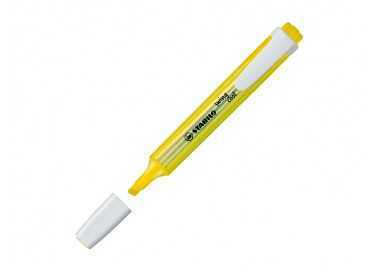 Rotulador stabilo marcador fluorescente swing cool amarillo