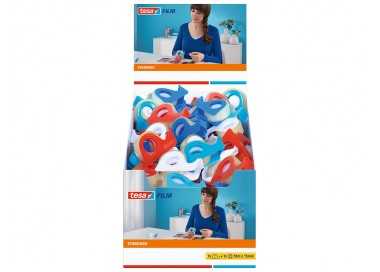Cinta adhesiva tesa standard con dispensador 10 mt x 15 mm
