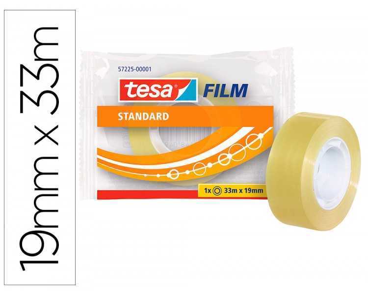 Cinta adhesiva tesa standard 33 mt x 19 mm
