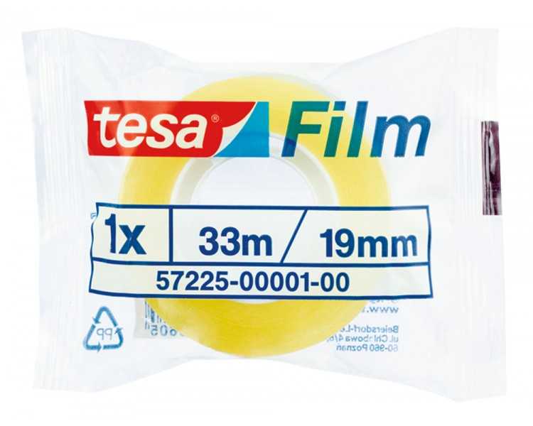 Cinta adhesiva tesa standard 33 mt x 19 mm