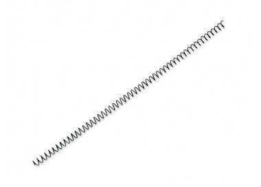 Espiral metalico yosan negro paso 64 5:1 14 mm calibre 1,00 mm