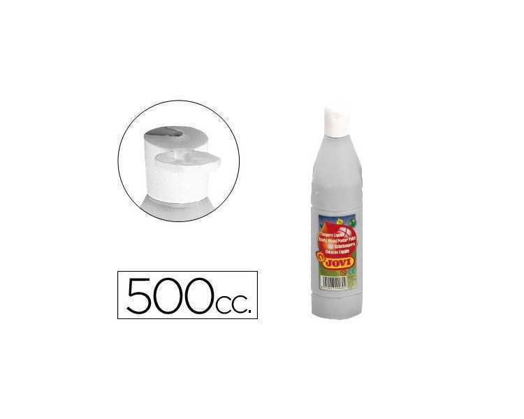 Tempera liquida jovi escolar 500 ml plata