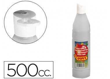 Tempera liquida jovi escolar 500 ml plata