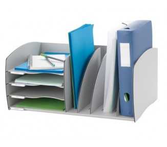 Organizador de armario paperflow gris poliestireno 245x543x340 mm