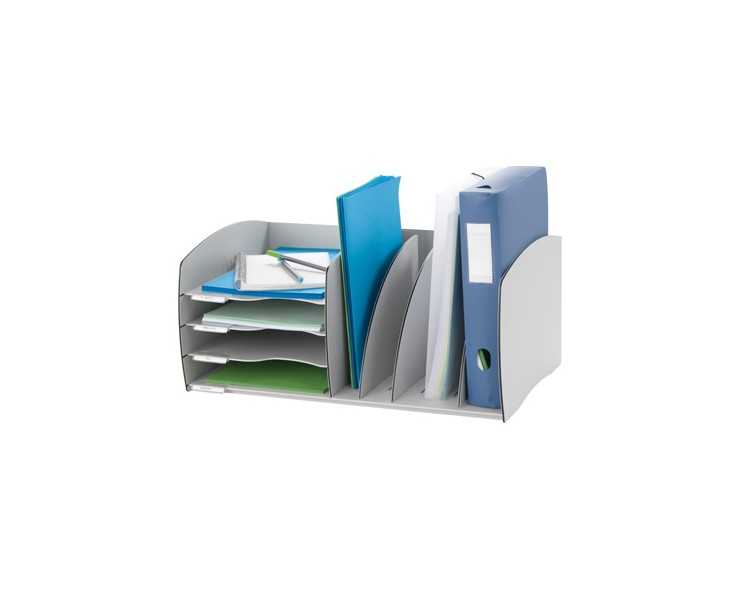 Organizador de armario paperflow gris poliestireno 245x543x340 mm