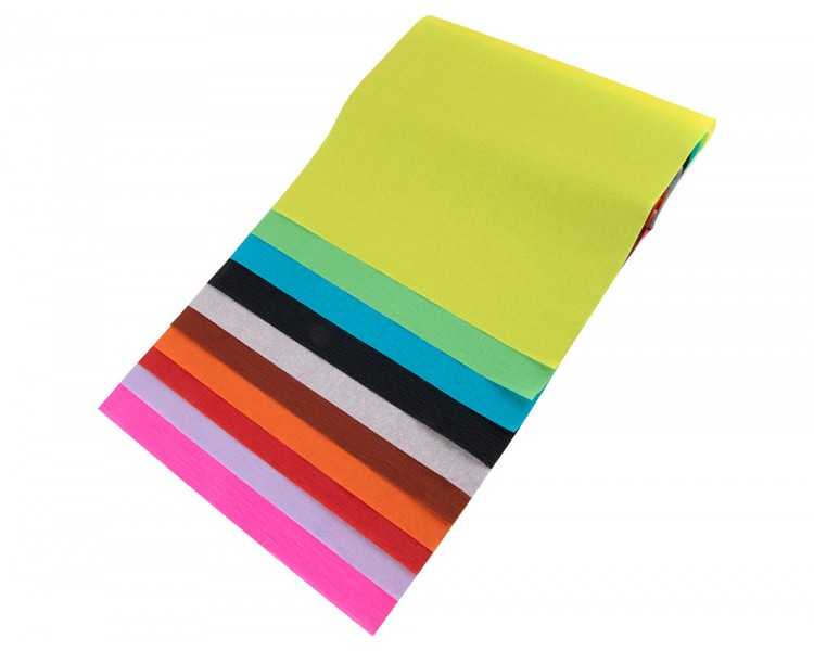 Bloc trabajos manuales liderpapel crespon 240x315mm 10 hojas colores surtidos