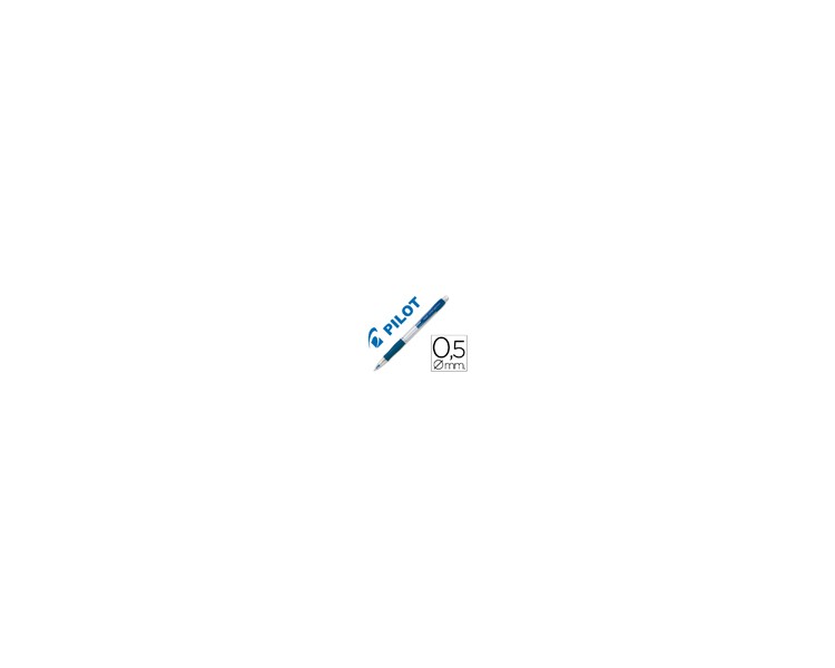 Portaminas pilot super grip azul 0,5 mm sujecion de caucho
