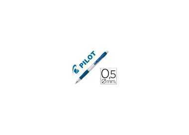 Portaminas pilot super grip azul 0,5 mm sujecion de caucho
