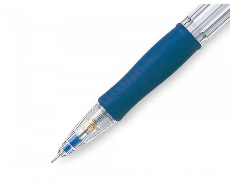 Portaminas pilot super grip azul 0,5 mm sujecion de caucho