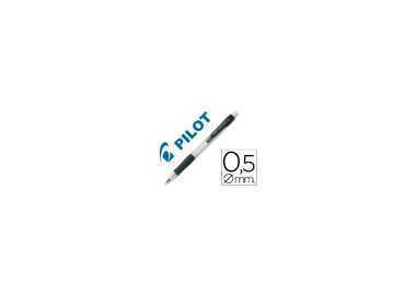 Portaminas pilot super grip negro 0,5 mm sujecion de caucho