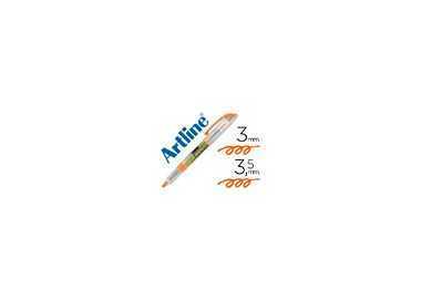 Rotulador artline fluorescente ek-640 naranja punta biselada