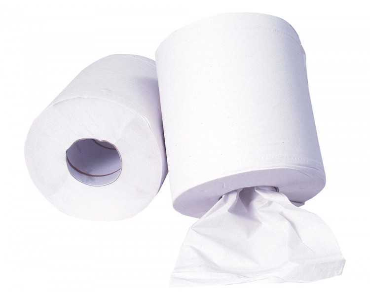 Papel secamanos 2 capas 199 mm x 135 mt mandril 70 mm diametro 197 mm