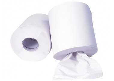 Papel secamanos 2 capas 199 mm x 135 mt mandril 70 mm diametro 197 mm