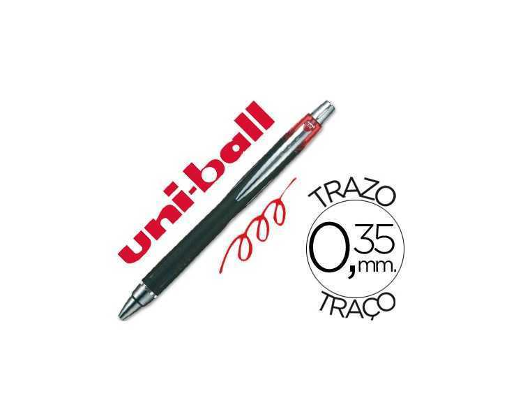 Boligrafo uni-ball jetstream sxn-210 retractil tinta hibrida color rojo