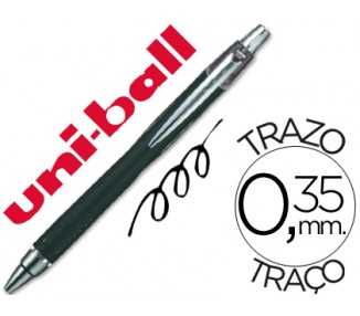Boligrafo uni-ball jetstream sxn-210 retractil tinta hibrida color negro