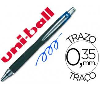 Boligrafo uni-ball jetstream sxn-210 retractil tinta hibrida color azul