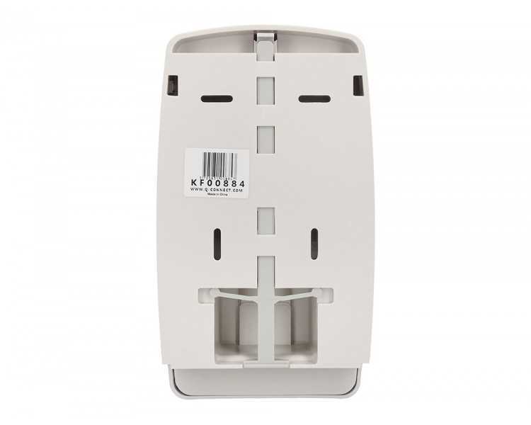 Dispensador para gel y jabon q-connect manual 13,5x23,5x9,5 cm