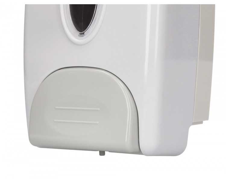 Dispensador para gel y jabon q-connect manual 13,5x23,5x9,5 cm