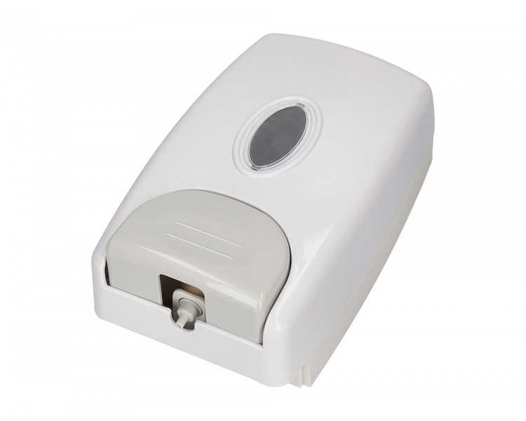 Dispensador para gel y jabon q-connect manual 13,5x23,5x9,5 cm
