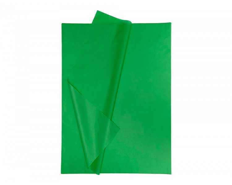 Papel seda liderpapel 52x76cm 18g/m2 bolsa de 5 hojas verde