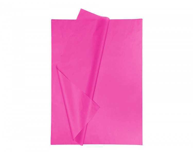 Papel seda liderpapel 52x76cm 18g/m2 bolsa de 5 hojas rosa fuerte