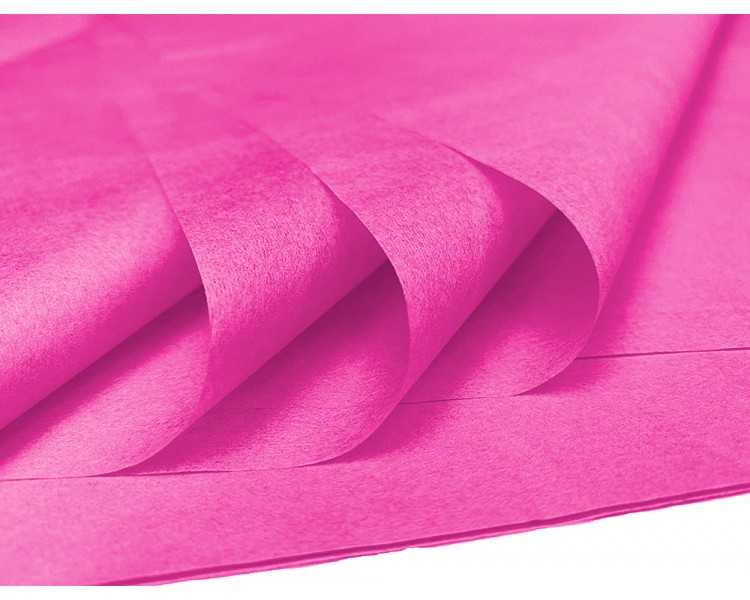 Papel seda liderpapel 52x76cm 18g/m2 bolsa de 5 hojas rosa fuerte