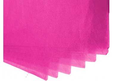Papel seda liderpapel 52x76cm 18g/m2 bolsa de 5 hojas rosa fuerte
