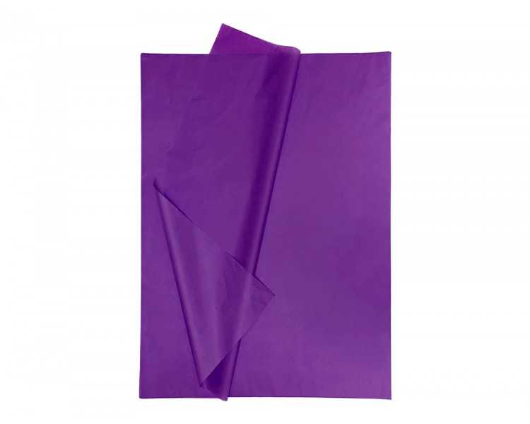 Papel seda liderpapel 52x76cm 18g/m2 bolsa de 5 hojas violeta