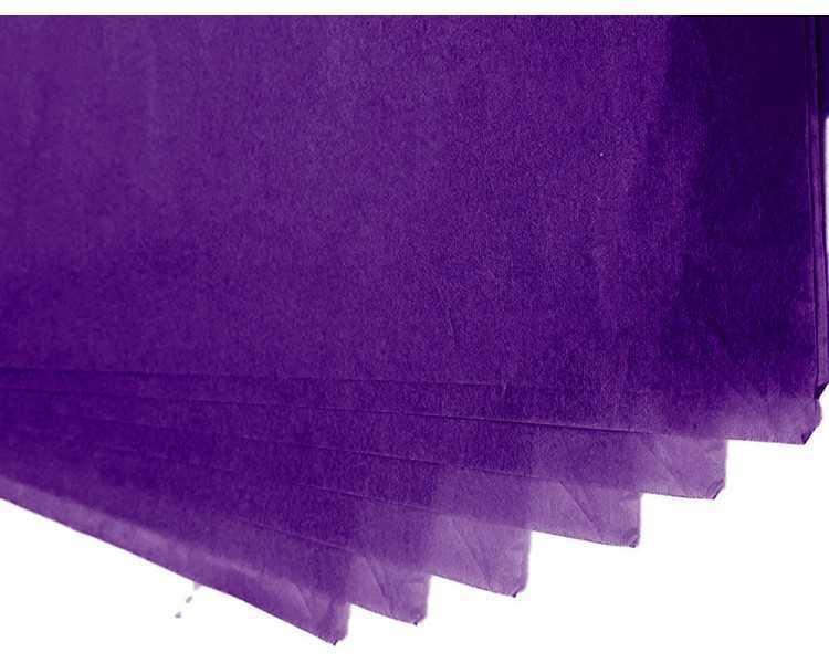 Papel seda liderpapel 52x76cm 18g/m2 bolsa de 5 hojas violeta