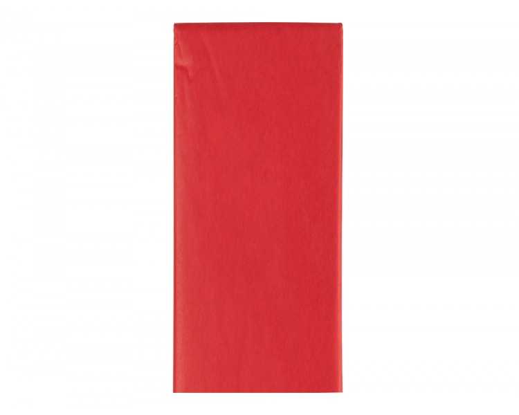Papel seda liderpapel 52x76cm 18g/m2 bolsa de 5 hojas rojo