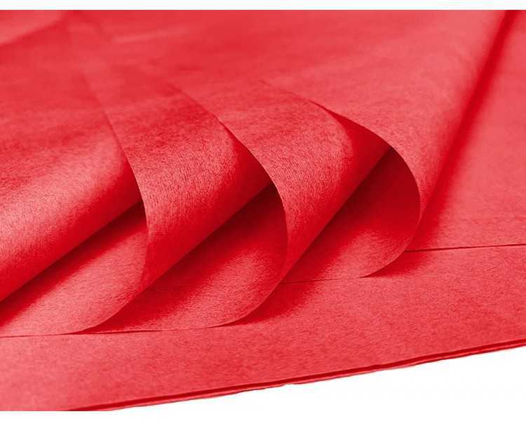 Papel seda liderpapel 52x76cm 18g/m2 bolsa de 5 hojas rojo