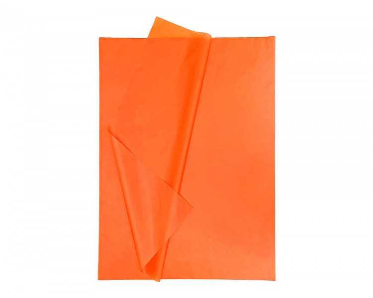 Papel seda liderpapel 52x76cm 18g/m2 bolsa de 5 hojas naranja