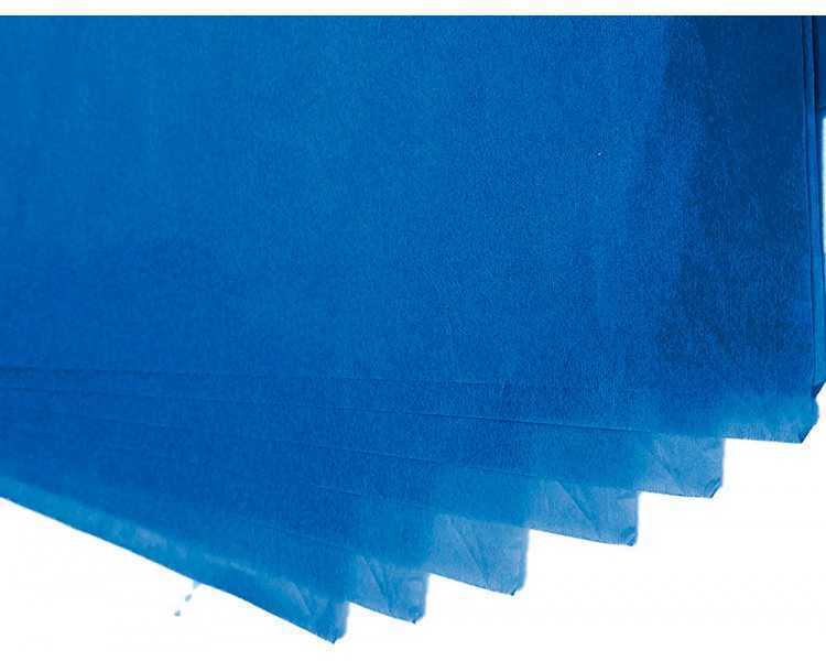Papel seda liderpapel 52x76cm 18g/m2 bolsa de 5 hojas azul