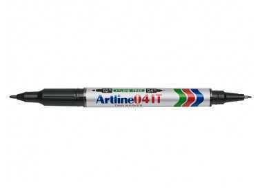 Rotulador artline marcador permanente ek-041t negro -doble punta 0.4 y 1.0 mm Rotulador artline marcador permanente ek-041t negro -doble punta 0.4 y 1.0 mm
