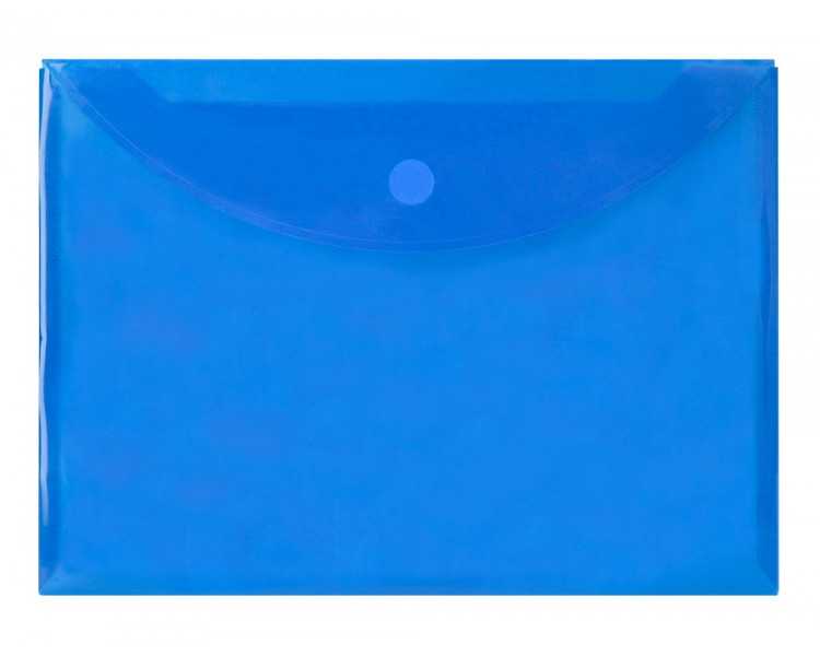 Carpeta liderpapel dossier a4 cierre de velcro azul
